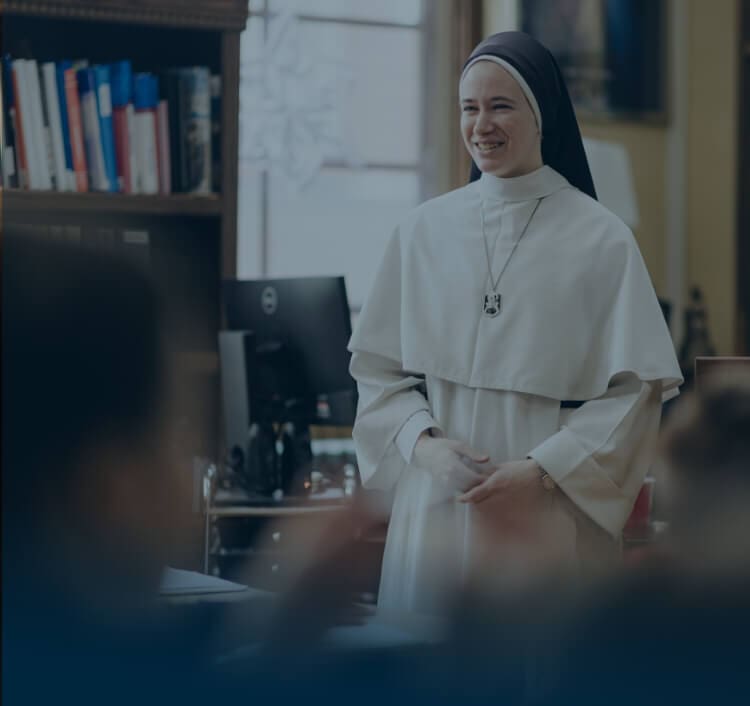 dominican sisters catholic religious vocations women prayer faith Catechesis Evangelization footer CTA Mobile