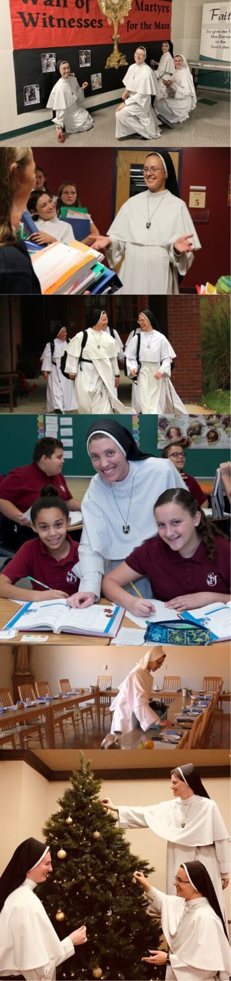 dominican sisters catholic religious vocations women prayer faith Day Collage mobile